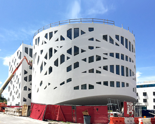 faena forum by OMA nears completion in miami beach