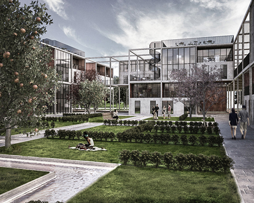 conceptual venice university island developed by flt-office