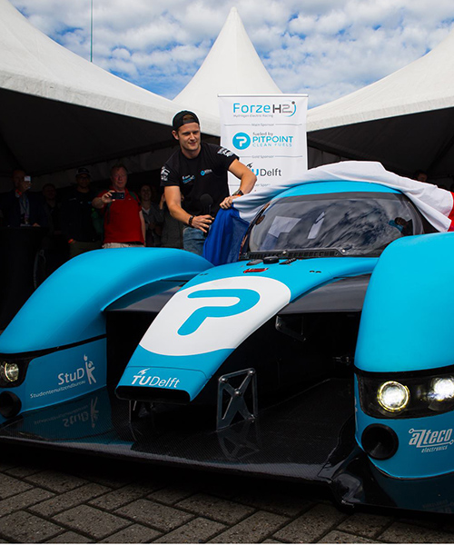 forze delft VII hydrogen powered supercar unveiled