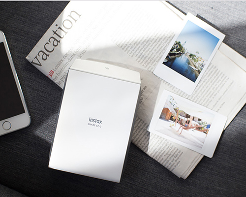 fujifilm instax share smartphone printer SP-2 prints in ten seconds