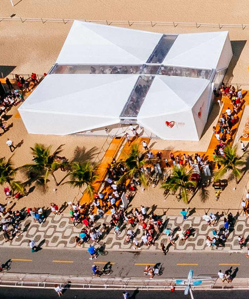 henning larsen architects' danish pavilion opens on ipanema beach for rio 2016