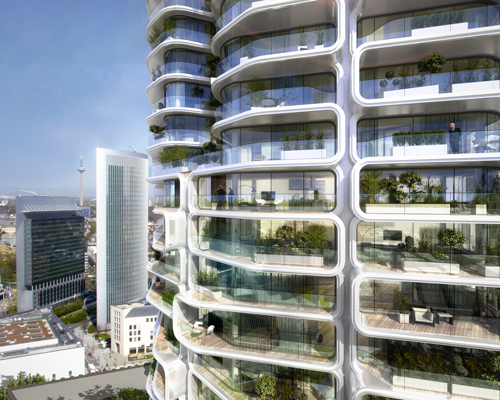 magnus kaminiarz & cie plans 'grand tower', germany's tallest residential skyscraper