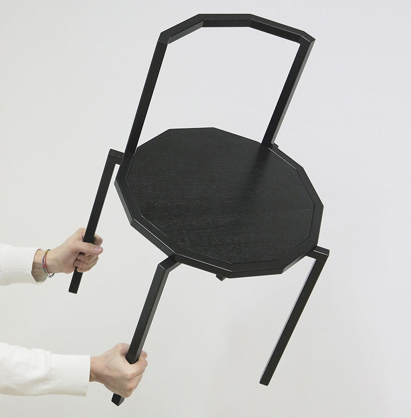 laser-cut spidy chair & table by mario alessiani design studio