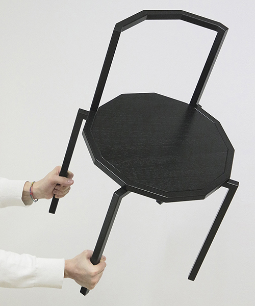 laser-cut spidy chair & table by mario alessiani design studio