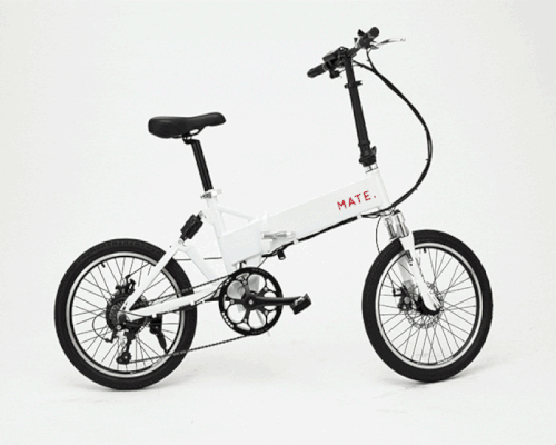 foldable and electric mate ebike cruises at 35 km/h