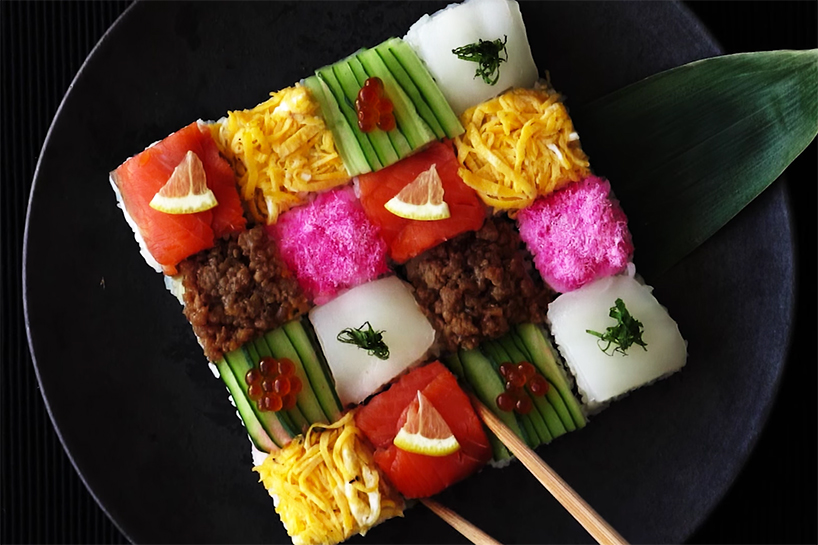 mosaic sushi culinary craze turns japanese meals into artistic arrangements