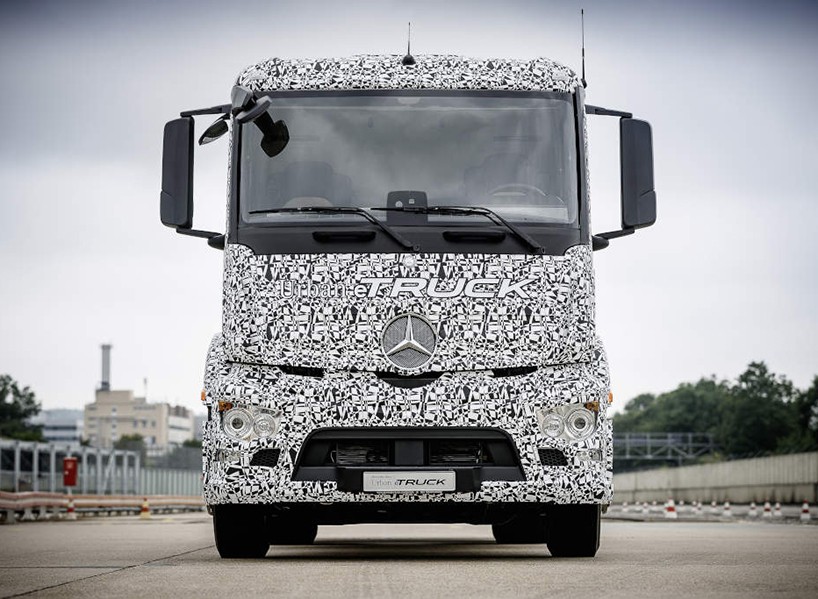 mercedes benz etruck designboom