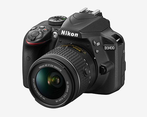 nikon D3400 compact DSLR seamlessly shares images via bluetooth