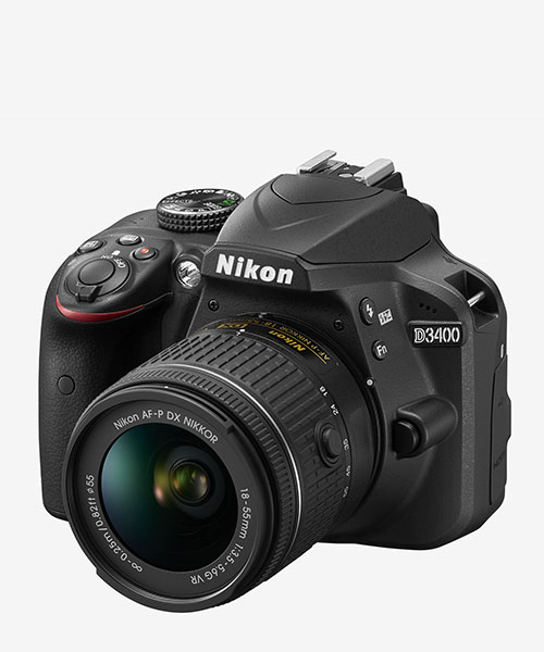 nikon D3400 compact DSLR seamlessly shares images via bluetooth