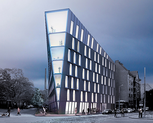 NRJA conceives multi-use office building in riga, latvia