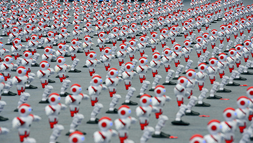 robots dancing world record designboom