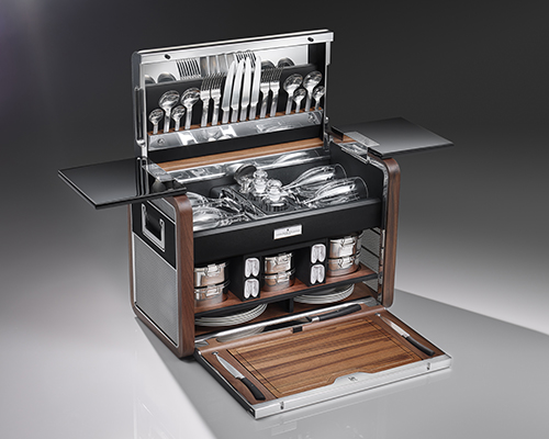 rolls royce celebrates phantom zenith collection with bespoke picnic hamper