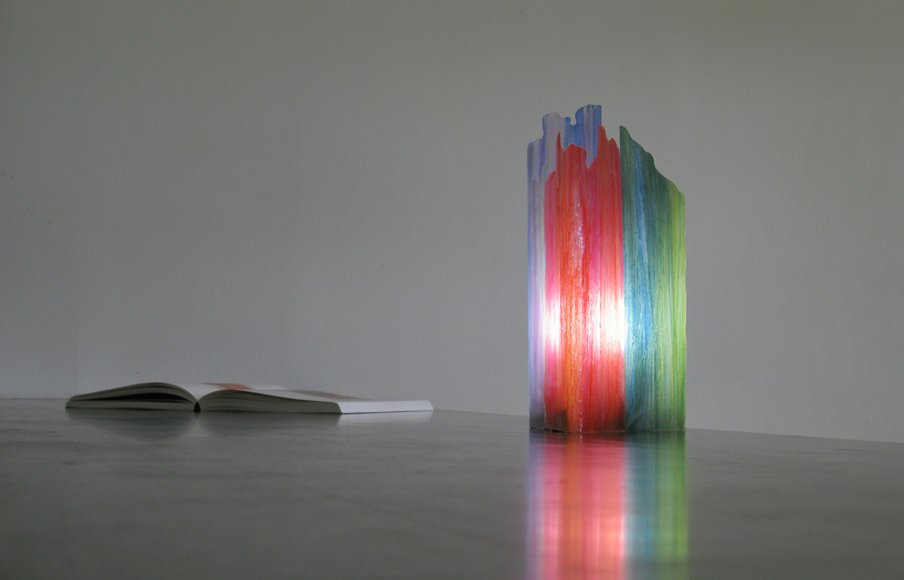 painterly spectrum resin lamps taeg nishimoto