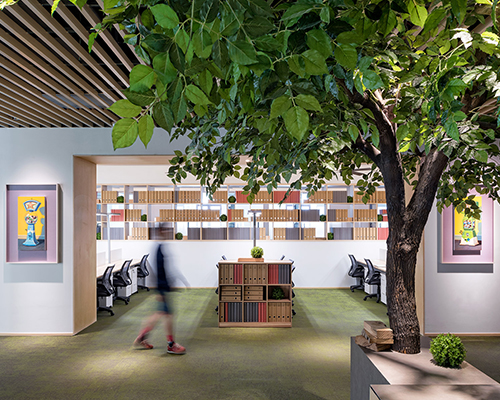 fountown co-working concept space by vermilion zhou design group