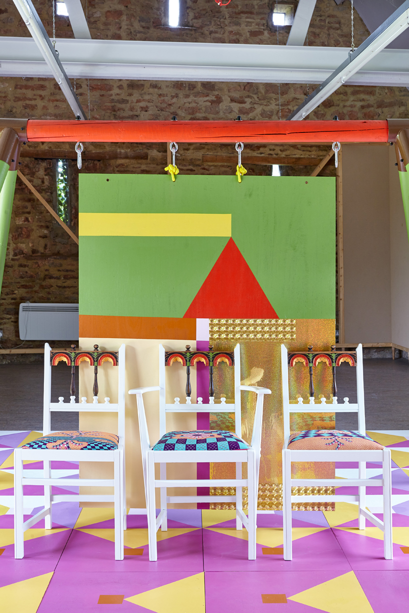 yinka ilori clerkenwell london design festival a swimming pool of dreams designboom