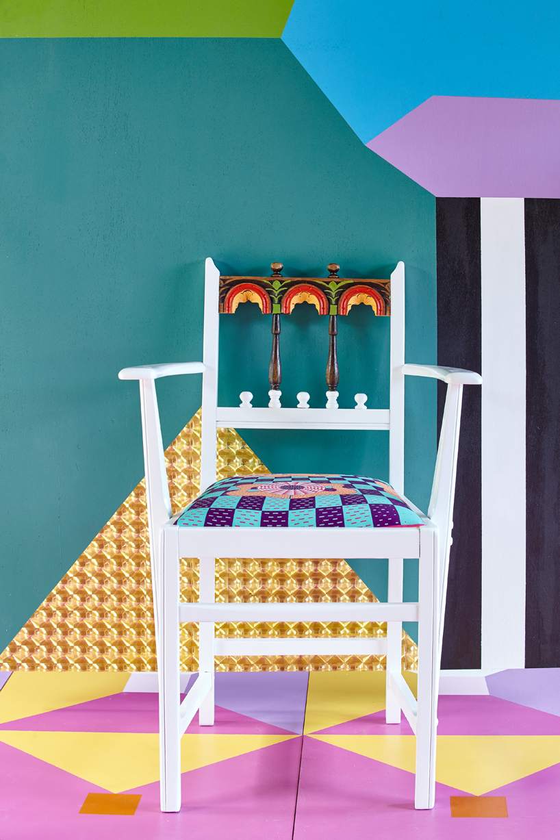 Yinka Ilori Upcycles Vintage Furniture In London Design Festival