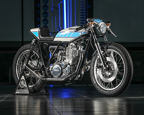 yamaha SR400 krugger motorcycle: an immaculate, custom-built café racer