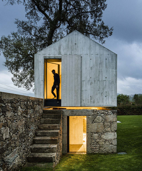 AZO sequeira arquitectos reinterprets a former dovecote in northern portugal