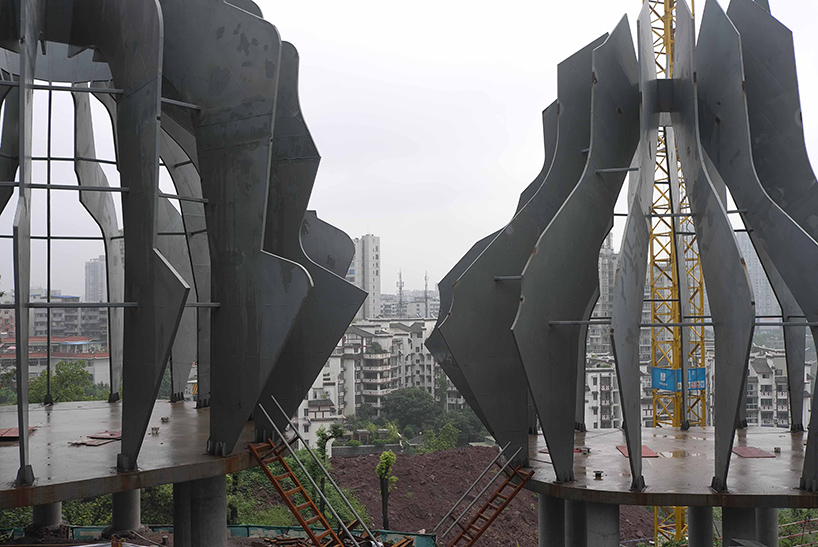 zhang daqian museum by benedetta tagliabue / EMBT takes shape in neijiang
