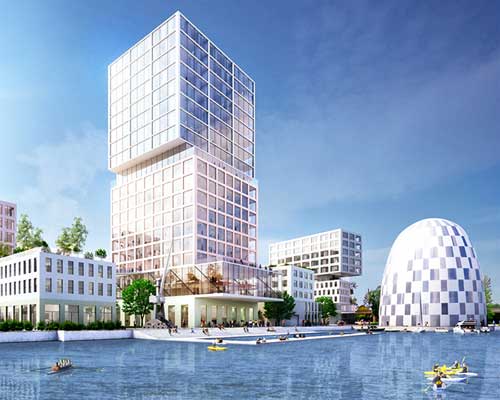 MVRDV chosen to implement vast hamburg innovation port masterplan