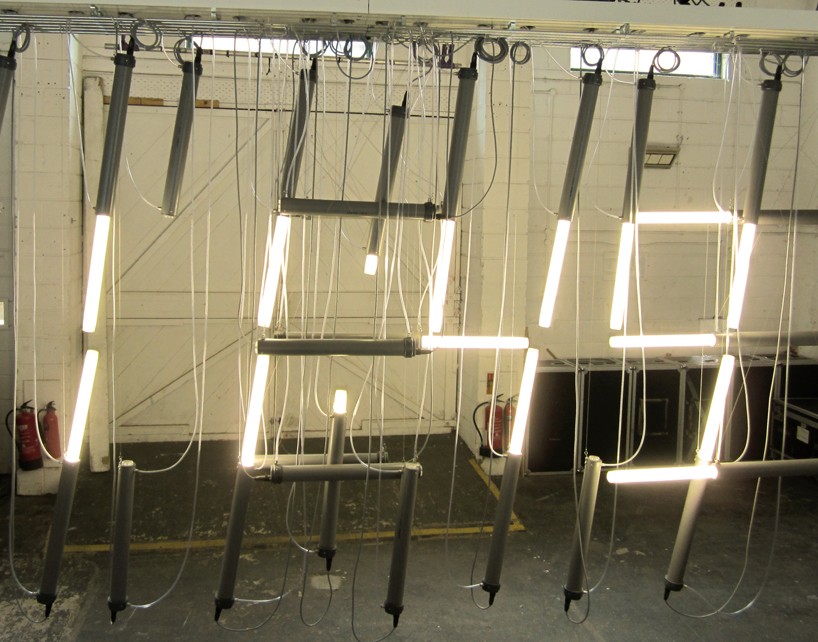 lambert kamps presents the tube lamp clock at LDF london design festival 2016