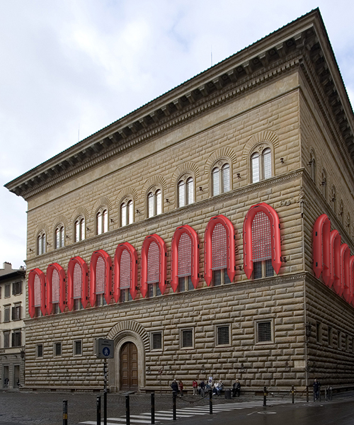 ai weiwei to wrap the façade of florence's palazzo strozzi in rubber life boats