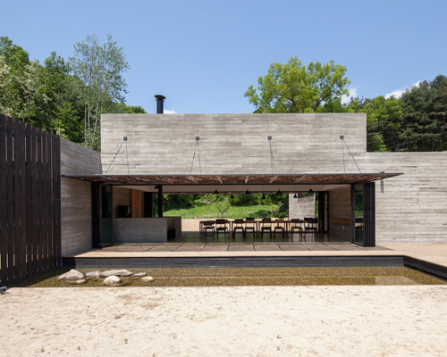 archihood WXY opens up dandelion farm building into surrounding nature