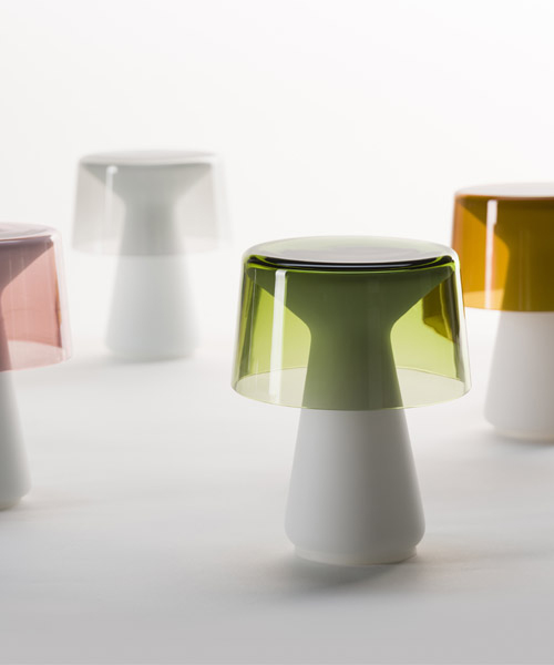 murano glass used in BrogliatoTraverso's handmade table lamps