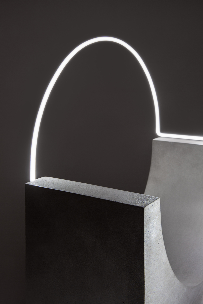 morgane tschiember open space art light exhibition carpenters gallery workshop designboom