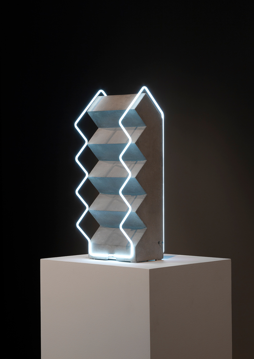 morgane tschiember open space art light exhibition carpenters gallery workshop designboom