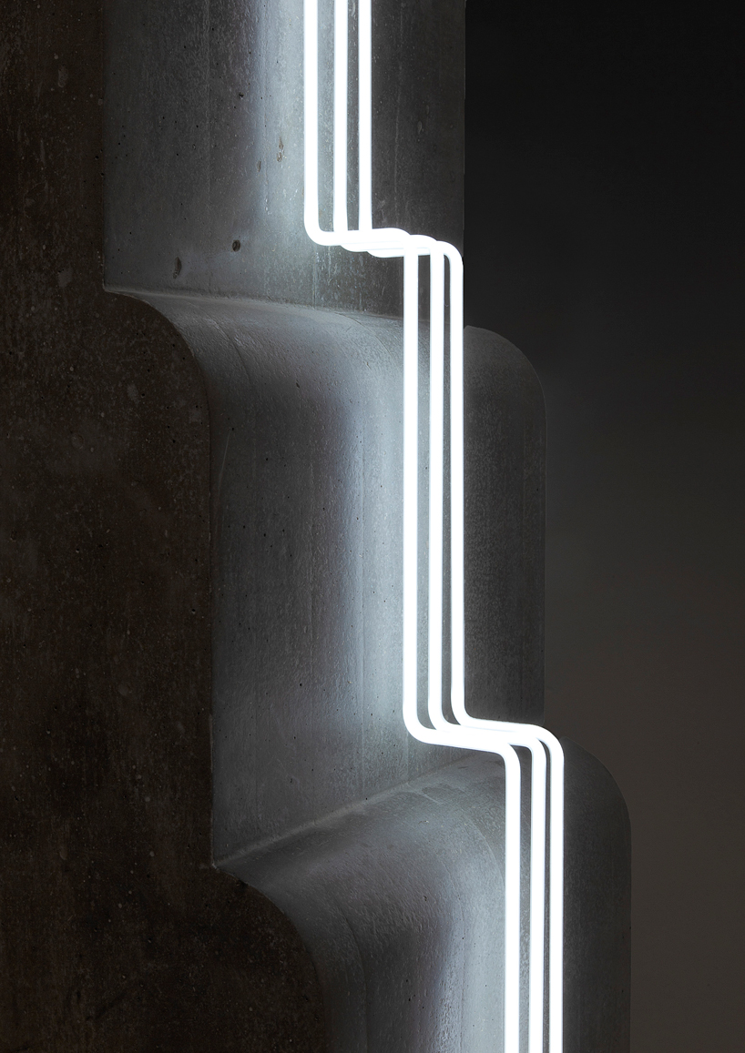 morgane tschiember open space art light exhibition carpenters gallery workshop designboom