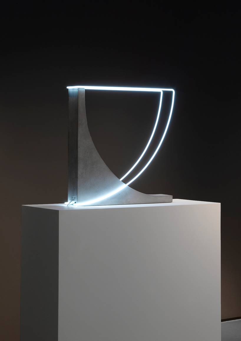 morgane tschiember open space art light exhibition carpenters gallery workshop designboom