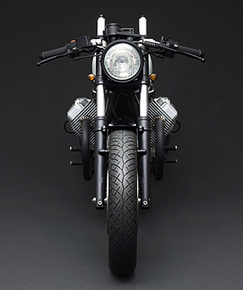 venier motorcycles rebuilds 1989 moto guzzi V75 into elegant corsaiola 02