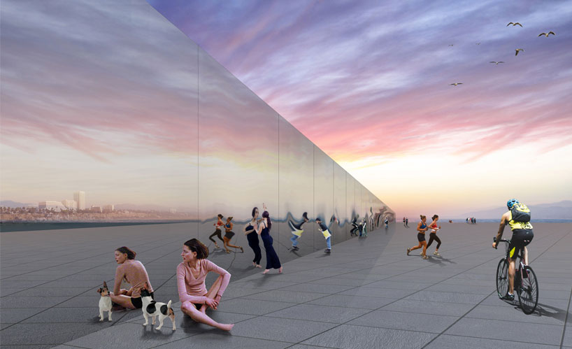 santa monica wall proposal developed for 2016 land art generator initiative