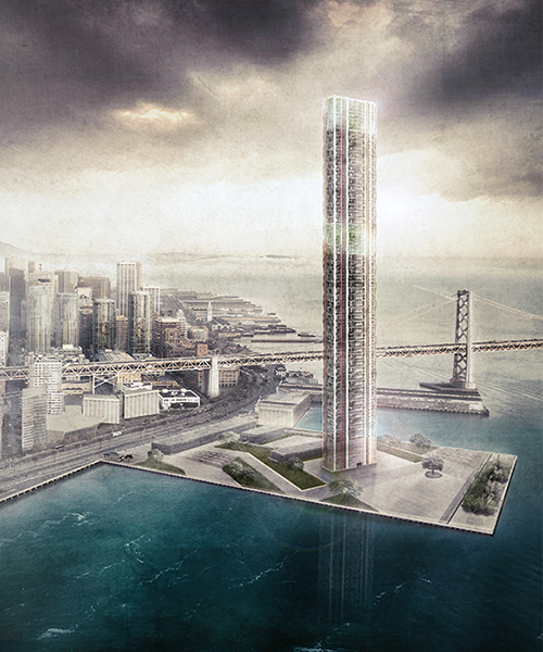 dMake conceives an ecologically adaptive future-proof skyscraper for san francisco