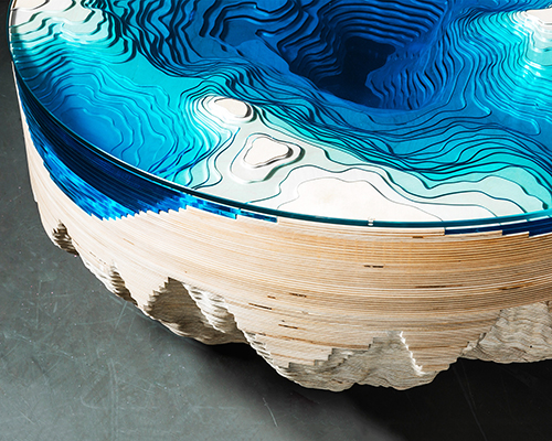 duffy london models abyss horizon table after a dramatic cross-section of the sea
