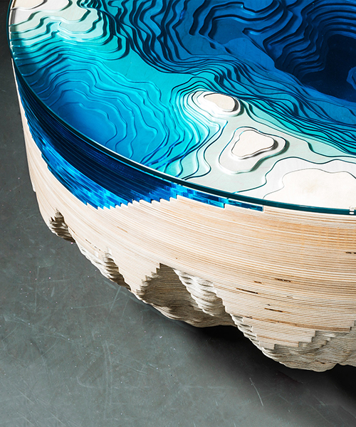 duffy london models abyss horizon table after a dramatic cross-section of the sea