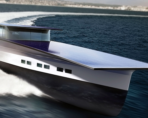 duffy london develops luxury solar powered yacht for fuel-free cruising at sea