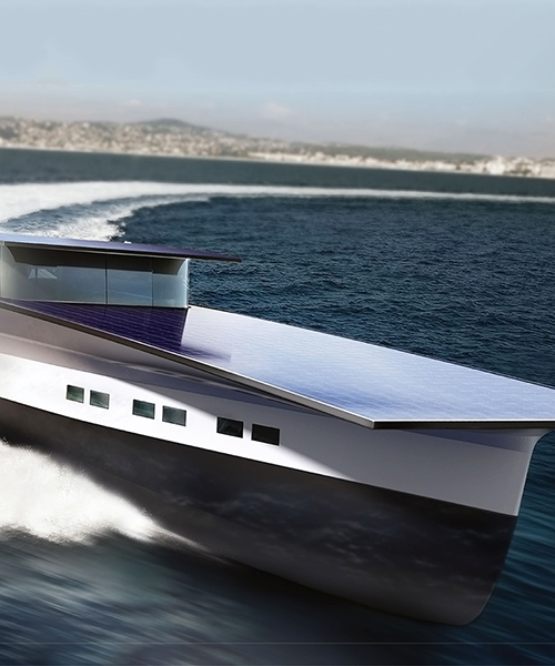 duffy london develops luxury solar powered yacht for fuel-free cruising at sea