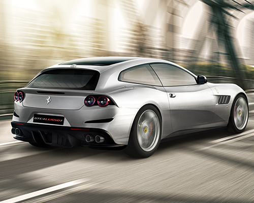 the first four-seater in ferrari history with V8 turbo: GTC4Lusso T