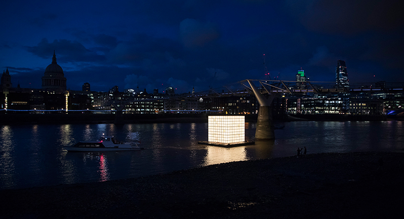 ik-joong kang lights up floating dreams on london's thames