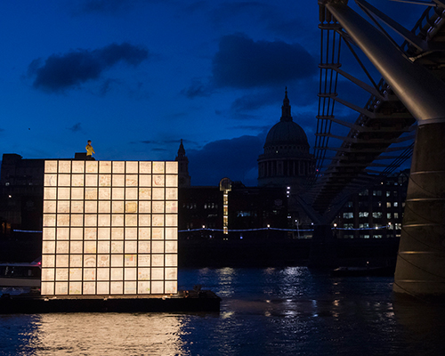 ik-joong kang lights up floating dreams on london's river thames