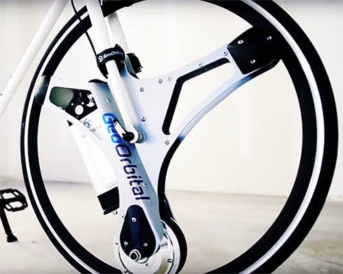 geoorbital reinvents the wheel to make any bicycle electric