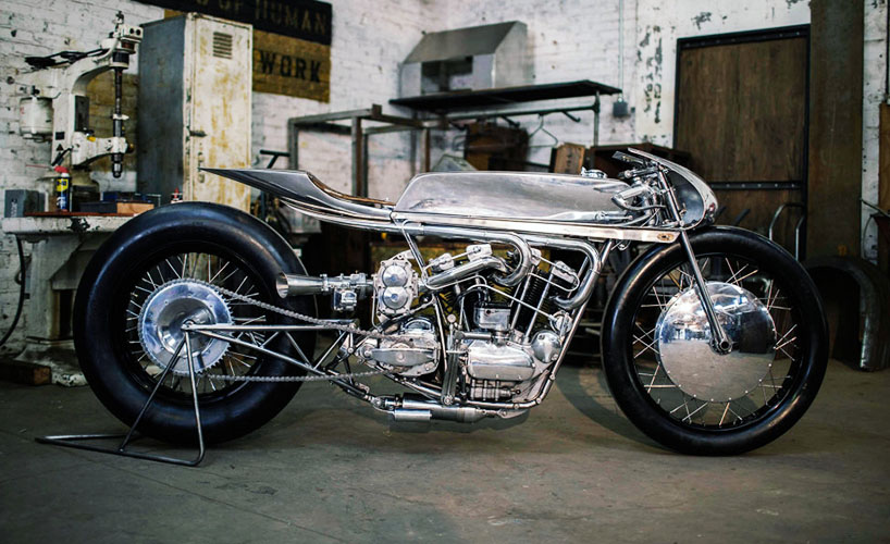 hazan motorworks supercharged ironhead designboom