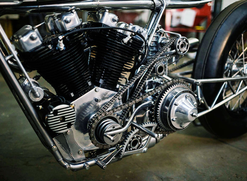 hazan motorworks supercharged ironhead designboom