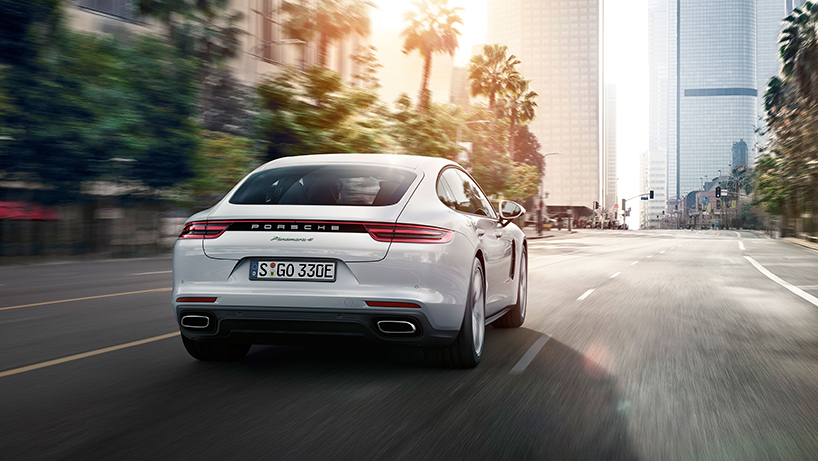 porsche panamera 4E hybrid designboom