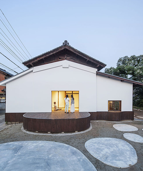 jorge almazán architects turns derelict sake warehouse into a creative hub