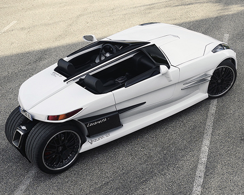 lazareth wazuma GT fuses a sports car with the spirit of motorcycling