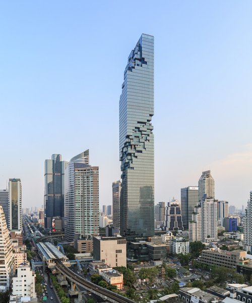MahaNakhon skyscraper by ole scheeren opens as thailand's tallest building