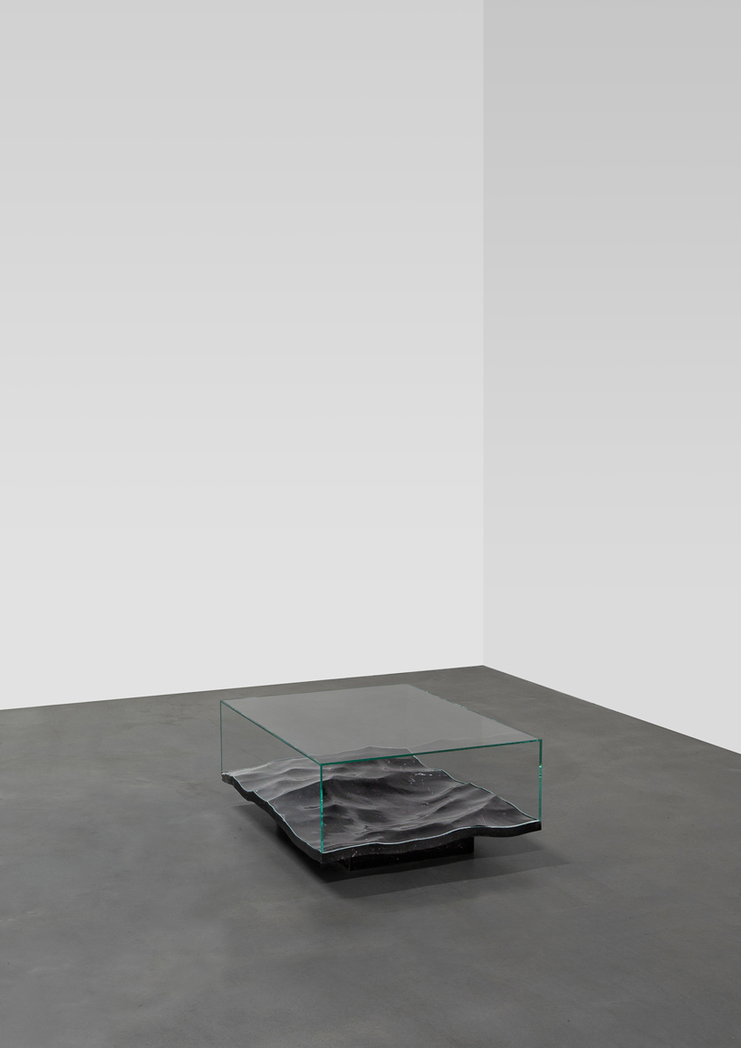 mathieu lehanneur liquid marble aluminium tables carpenters workshop gallery designboom